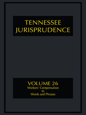 cover image of Tennessee Jurisprudence